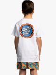 Santa Cruz Kids' Speed MFG Dot T-Shirt, White