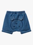 Benetton Baby Patullo Patch Fleece Shorts, Denim