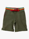 Little Green Radicals Baby Jogger Shorts, Green Marl