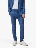 J.Lindeberg Grant Super Linen Trousers, Chambray Blue