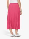 Sisters Point Malou Plisse Midi Skirt, Wild Pink