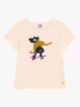 Petit Bateau Kids' Skateboard Graphic T-Shirt, Avalanche/Multi