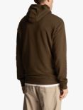 Lyle & Scott Tonal Eagle Pullover Hoodie, W485 Olive