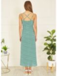 Yumi Ditsy Print Maxi Dress, Green