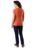 Rohan Global Short Sleeve T-Shirt, Dusk Orange