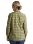 Rohan Savannah Check Anti-Insect Long Sleeve Expedition Shirt, Stone/Umber Green