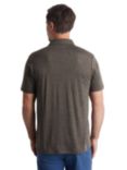 Rohan Merino Cool Short Sleeve Polo Shirt, Dark Olive Brown