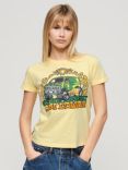 Superdry Neon Motor Graphic Fitted T-Shirt