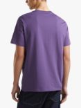 Benetton Short Sleeve T-Shirt, Violet
