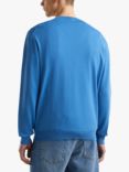 Benetton Cotton Crew Neck Sweater, Chambray Blue