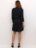 Soaked In Luxury Zaya 3/4 Sleeve Mini Dress, Black