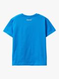 Benetton Kids' Benetton Peanuts Always United T-Shirt, Sky Blue