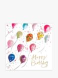 Woodmansterne Balloons Flying Birthday Card