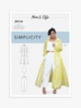 Simplicity Misses' Dress, Crop Top and Pants Sewing Pattern, S9114