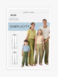 Simplicity Family Lounge Pants Sewing Pattern, S9129A