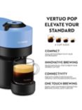 Nespresso Vertuo Pop Coffee Pod Machine by Magimix, Pacific Blue