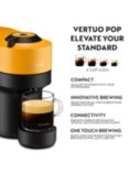 Nespresso Vertuo Pop Coffee Pod Machine by Magimix, Mango Yellow