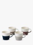 Royal Doulton Coffee Studio Porcelain Small Mug, Set of 4, 265ml, Assorted