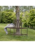 Gallery Direct Maggio 2-Seater Metal Garden Tree Bench