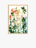 Ingrid Sanchez - 'Soulful Yellow Garden' Framed Print, 62 x 42cm, Green/Multi