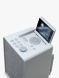 Pure Evoke Spot DAB+/FM/Internet Radio Wi-Fi Bluetooth Compact Hi-Fi System, Cotton White