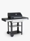 John Lewis Charcoal BBQ, Black/Silver