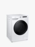 Samsung Series 5 WD12T504DBW Freestanding Washer-Dryer, 12kg/8kg Load, 1400 Spin, White