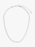 John Lewis Rope Chain Necklace, Silver