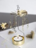 Pluto Produkter Hearts Spinner Tealight Candle Holder, Gold