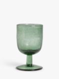 John Lewis Bubble Wine Glass, 272ml, Green
