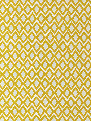 John Lewis Jero Ikat PVC Tablecloth Fabric, Ochre