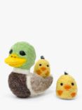 The Crafty Kit Company Duck & Ducklings Needle Felting Kit