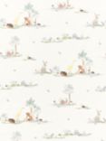 John Lewis Little Animals Furnishing Fabric, Multi
