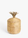 John Lewis Water Hyacinth Pineapple Storage Basket