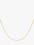 IBB 9ct Yellow Gold Short Paper Clip Link Chain Necklace, Gold