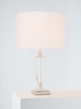 Laura Ashley Carson Grande Crystal Table Lamp, Polished Nickel