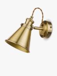 Laura Ashley Rufus Single Wall Light, Brass