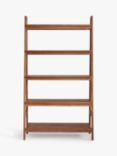 John Lewis Cara 5 Shelf Ladder Bookcase, American Black Walnut