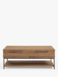 John Lewis Calia Storage Coffee Table, Oak