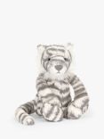Jellycat Bashful Snow Tiger Soft Toy, Medium, Multi