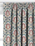 John Lewis Floral Trellis Made to Measure Curtains or Roman Blind, Old Rose