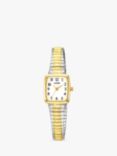 Lorus RPH58AX5 Women's Heritage Bracelet Strap Watch, Silver/Gold