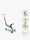 Globber Go-Up Foldable Lights Scooter, Mint