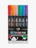 Tinc Glitter Edge Pens, Multi, Pack of 6