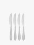 John Lewis Studio Table Knives, Set of 4, Grey