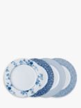 Laura Ashley Blueprint Collectables Dinnerware Set, 12-Piece, Blue/White