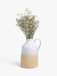 John Lewis Dipped Glaze Jug Vase, H23cm, Multi