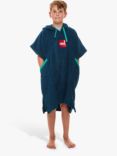 Red Kids' Luxury Towelling Robe, Small, Navy