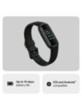 Fitbit Inspire 3 Health and Fitness Tracker with Heart Rate Monitor