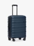 Antler Clifton 4-Wheel 68cm Medium Expandable Suitcase, Blue